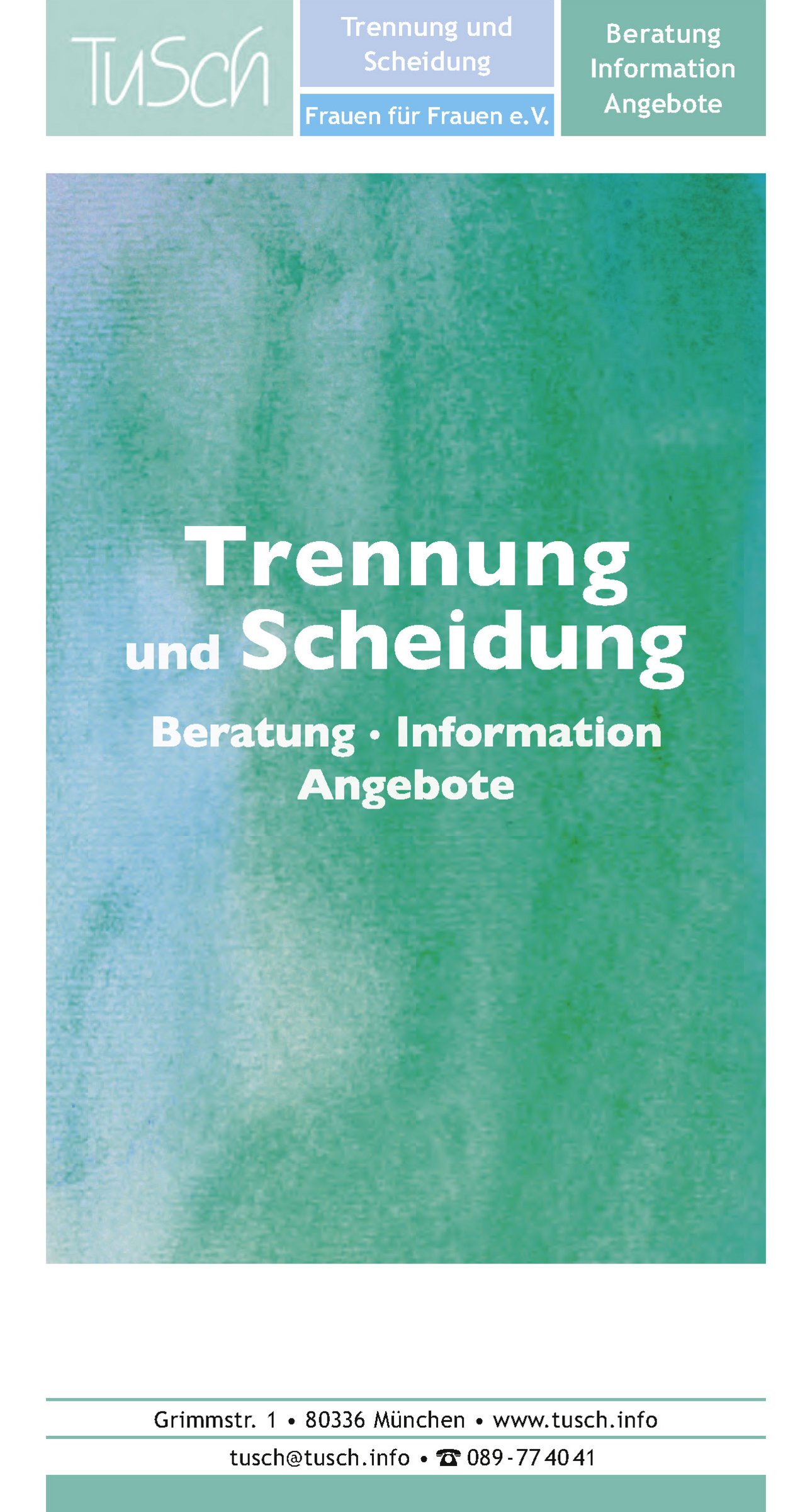 Trennung und Scheidung Beratung - Information - Angebote